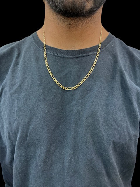 Figaro Chain 22 inches, 5mm, (16.3g)