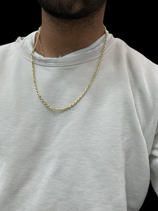 Rope Chain (Hollow), 24 inches, 3mm, (8.0g)