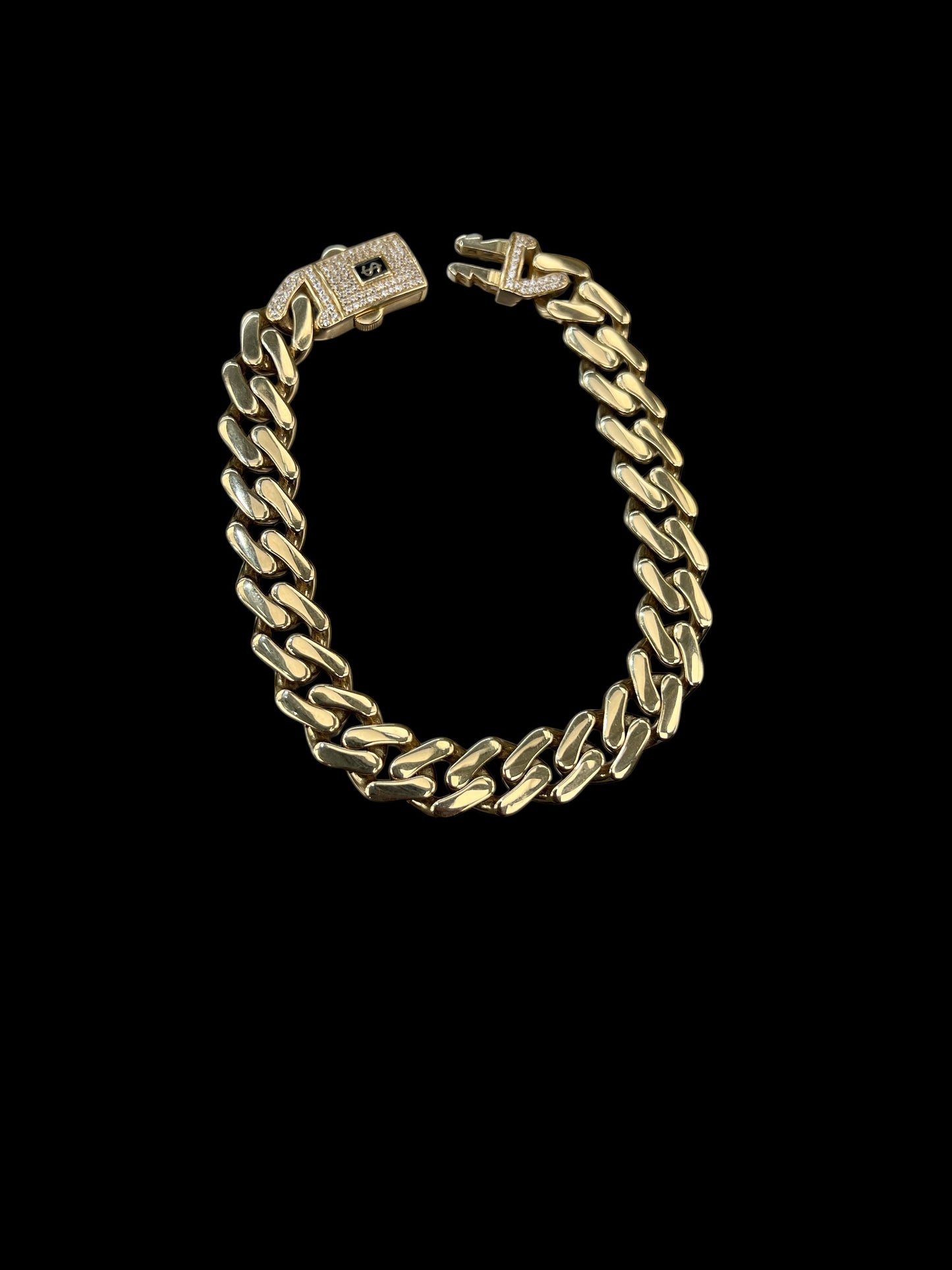 MONACO Bracelet 8.5 inches, 11mm, (17.6g)